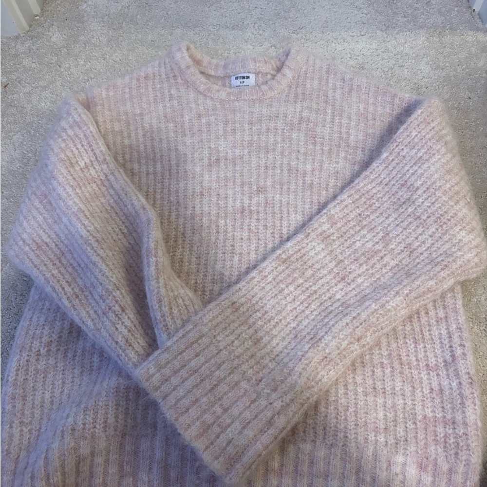 Oversized Pink Sweater